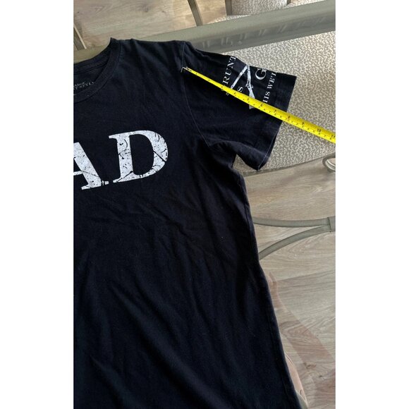 Grunt Style Mens Black "Dad" T-Shirt Large Made In USA 100% Cotton Patriotic Gra - Picture 6 of 6